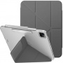 UNIQ Etui Camden Click ze stojakiem origami i miejscem na Apple Ołówek do iPada Pro 11" (2024) - szary