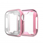 Pokrowiec z ochroną ekranu do Apple Watch 44mm - różowo-złoty