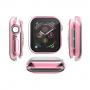 Pokrowiec z ochroną ekranu do Apple Watch 44mm - różowo-złoty
