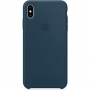 Oryginalne Apple etui silikonowe do iPhone XS Max - podmorskie zielone