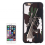 Etui plastikowe z 3D motywem karabinu Steyr AUG A1 dla Apple iPhone 6S / 6 - białe