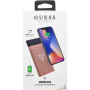 Guess power bank z ładowaniem bezprzewodowym 8000mAh - różowy