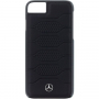 Mercedes Pattern trwały skórzany futerał do iPhone 7 / 8 - czarny