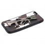 Etui plastikowe z 3D motywem karabinu Steyr AUG A1 dla Apple iPhone 6S / 6 - białe