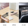 AhaStyle aluminiowy organizer do kabli - czarny