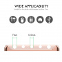 AhaStyle aluminiowy organizer do kabli - czarny