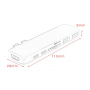 Koncentrator 7w1 USB-C - 2xUSB + czytnik kart SD / TF + 2x USB-C + HDMI dla MacBook - srebrny
