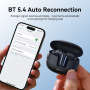 JOYROOM Bezprzewodowe słuchawki Bluetooth JR-FN2 - czarne