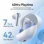 JOYROOM Bezprzewodowe słuchawki Bluetooth JR-FN2 - białe