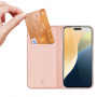 DUX DUCIS Etui z klapką Skin Pro do iPhone'a 16 Plus - różowe złoto