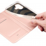 DUX DUCIS Etui z klapką Skin Pro do iPhone'a 16 Plus - różowe złoto