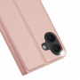 DUX DUCIS Etui z klapką Skin Pro do iPhone'a 16 - różowe złoto