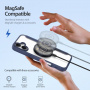 DUX DUCIS Etui z klapką Skin X z MagSafe do iPhone'a 16 - ciemnoniebieski