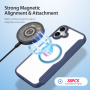 DUX DUCIS Etui z klapką Skin X z MagSafe do iPhone'a 16 - ciemnoniebieski
