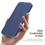 DUX DUCIS Etui z klapką Skin X z MagSafe do iPhone'a 16 - ciemnoniebieski