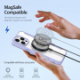 DUX DUCIS Etui Skin X z klapką z MagSafe do iPhone'a 16 Pro Max - niebiesko-szary