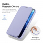 DUX DUCIS Etui Skin X z klapką z MagSafe do iPhone'a 16 Pro Max - niebiesko-szary