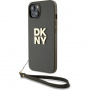 DKNY Stack Logo z paskiem do iPhone'a 13 - oliwka
