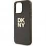 DKNY Etui Stack Logo z paskiem do iPhone'a 15 Pro Max - oliwkowe