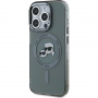 Karl Lagerfeld IML K&CH Heads Metal Frame cover z MagSafe do iPhone'a 15 Pro Max - czarny