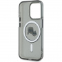 Karl Lagerfeld IML K&CH Heads Metal Frame cover z MagSafe do iPhone'a 15 Pro Max - czarny