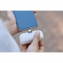 PURO Power Plug kieszonkowy powerbank z wbudowanym złączem USB-C - 5 000 mAh - biały