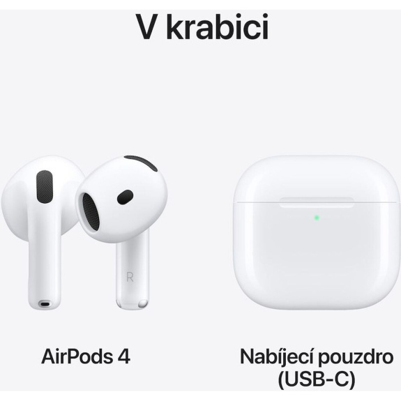 Oryginalne Apple AirPods 4 (2024) słuchawki bezprzewodowe