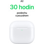 Oryginalne słuchawki bezprzewodowe Apple AirPods 4 (2024) z aktywną redukcją szumów - białe