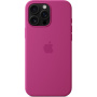 Oryginalne Apple etui silikonowe z MagSafe do iPhone'a 16 Pro Max - fuksja
