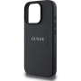 Guess Granatowa Classic Osłona Logo z MagSafe dla iPhone'a 16 Pro Max - Czarna