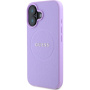 Guess Granatowa Classic Osłona Logo z MagSafe dla iPhone'a 16 Plus - Fioletowa
