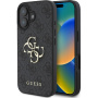 Guess Metalowe etui z logo 4G do iPhone'a 16 Plus - szare
