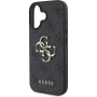 Guess Metalowe etui z logo 4G do iPhone'a 16 Plus - szare