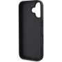 Guess Metalowe etui z logo 4G do iPhone'a 16 Plus - szare