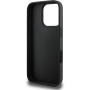Karl Lagerfeld Naprawiono brokatowe etui Glitter Metal Ikonik do iPhone'a 16 Pro Max - czarne