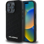 Karl Lagerfeld Pikowane etui do iPhone'a 16 Pro - czarne