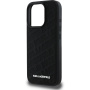 Karl Lagerfeld Pikowane etui do iPhone'a 16 Pro - czarne