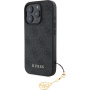 Guess Etui 4G Charms do iPhone'a 16 Pro - szare