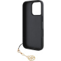 Guess Etui 4G Charms do iPhone'a 16 Pro - szare