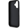 Karl Lagerfeld Gumowe etui 3D Karl i Choupette do iPhone'a 16 Plus - czarne