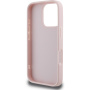 Guess Pikowane etui do iPhone'a 16 Pro - różowe