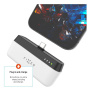 FIXED Zen 5 Kieszonkowy powerbank wtykowy ze zintegrowanym złączem USB-C - 5000 mAh - biały