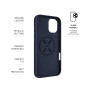 FIXED Skórzane etui MagLeather z MagSafe dla iPhone'a 16 Plus - Ciemnoniebieski