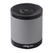 Bezprzewodowy Bluetooth głośnik stereo z baterią 2000mAh i gniazdem na kartę pamięci 32GB – szary