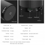 Bezprzewodowy Bluetooth głośnik stereo z baterią 2000mAh i gniazdem na kartę pamięci 32GB – szary