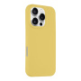 Tactical Aksamitna silikonowa obudowa Smoothie z MagSafe dla iPhone'a 16 Pro - Banan