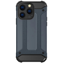 Super wytrzymałe etui "Armor" do iPhone'a 16 Pro - kolor granatowy