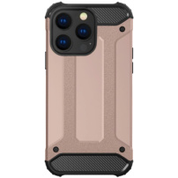 Super wytrzymałe etui "Armor" do iPhone'a 16 Pro Max - różowe złoto