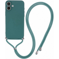 Ochronne etui ze smyczą do iPhone'a 16 Plus - nafta
