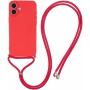 Etui ochronne ze smyczą do iPhone'a 16 Plus - czerwone